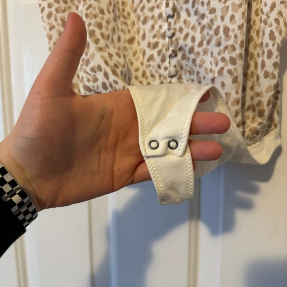 Abercrombie & Fitch Leopard Print Spaghetti Strap Bodysuit | New With Tags 0336 - Picture 2 of 8